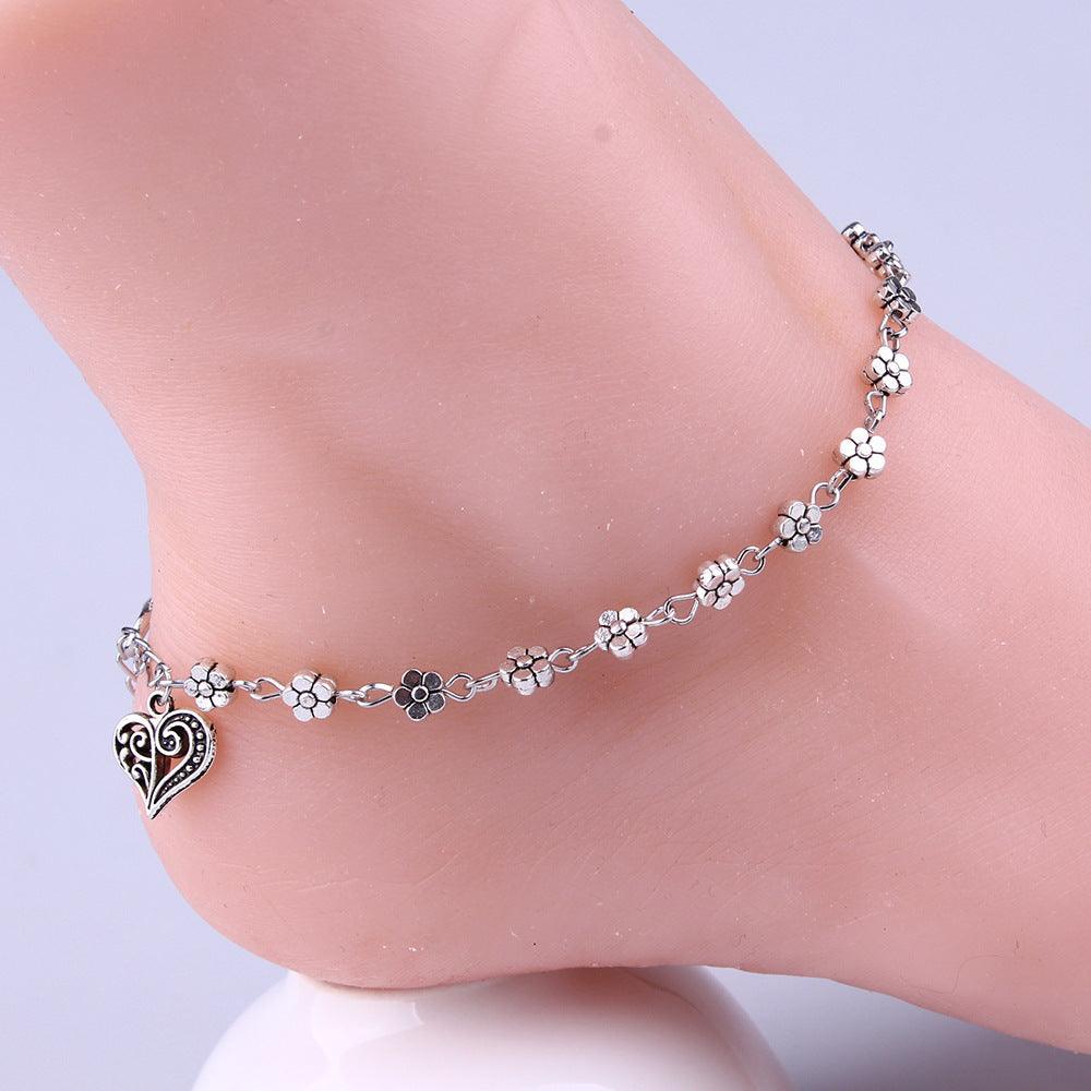 Heart Shaped Anklet | Summer Collection