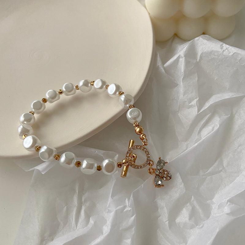 Exquisite Pearl Pendant Bracelet | Fashion Jewelry