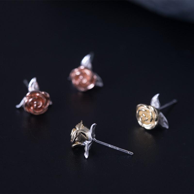 Elegant Rose Earrings | Daily Wear