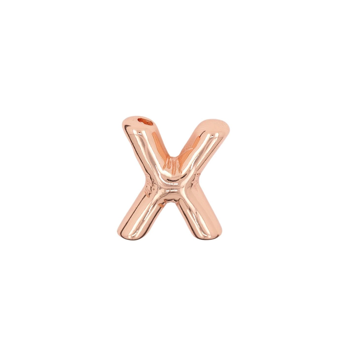 Glossy Letters Pendant Necklace | Fashion Wear X Rose Gold