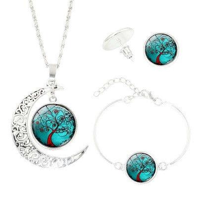 Tree of Life Gemstone Jewelry Set | Daily Wear 8