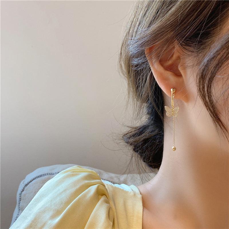 Premium Tassel Butterfly Earrings