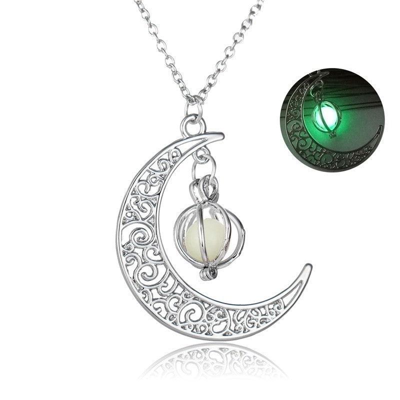 Glowing Fashion Necklace | Women Gift Jewelry Green