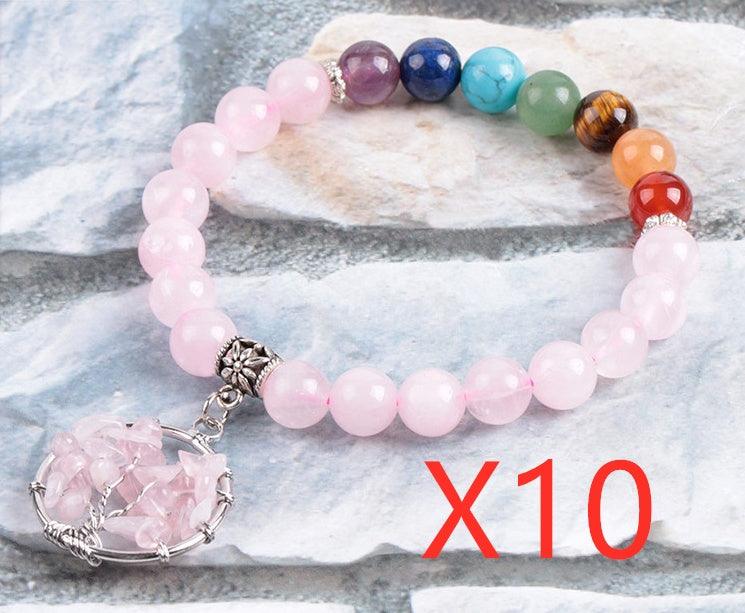 Elegant Crystal Beaded Bracelet | Yoga Collection