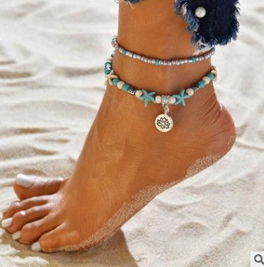 Conch Mizhu Yoga Anklet | Beach Collection L