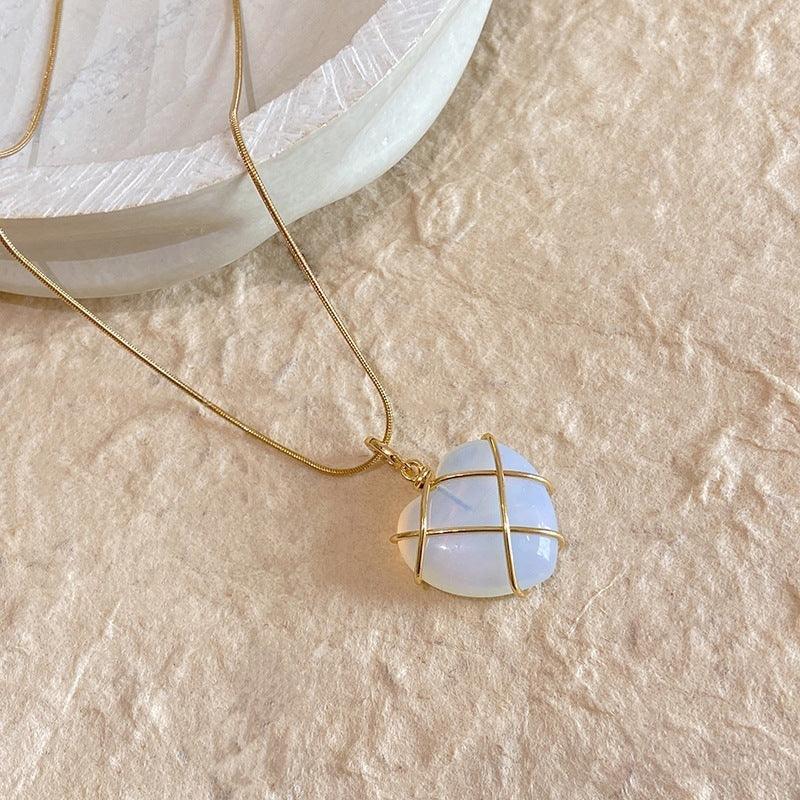 Moonstone Princess Necklace - Daily Wear Jewelry