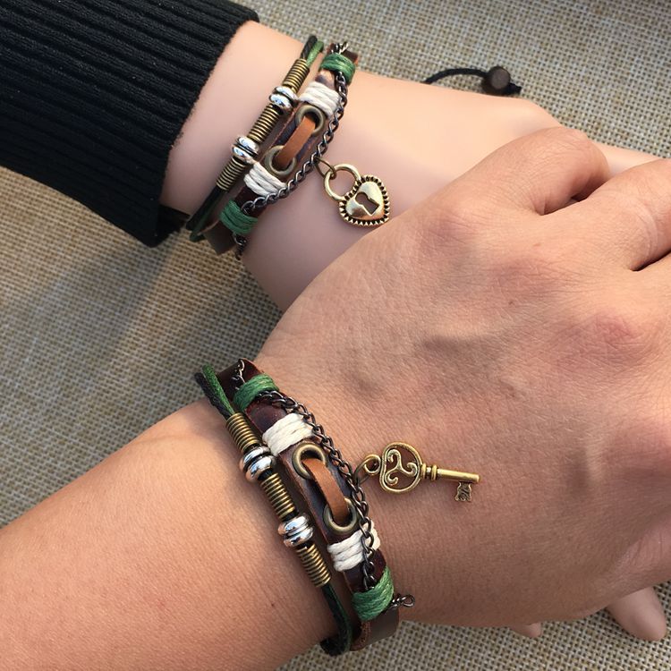 Vintage Hand-woven Ethnic Couple Bracelet | Daily Wear A