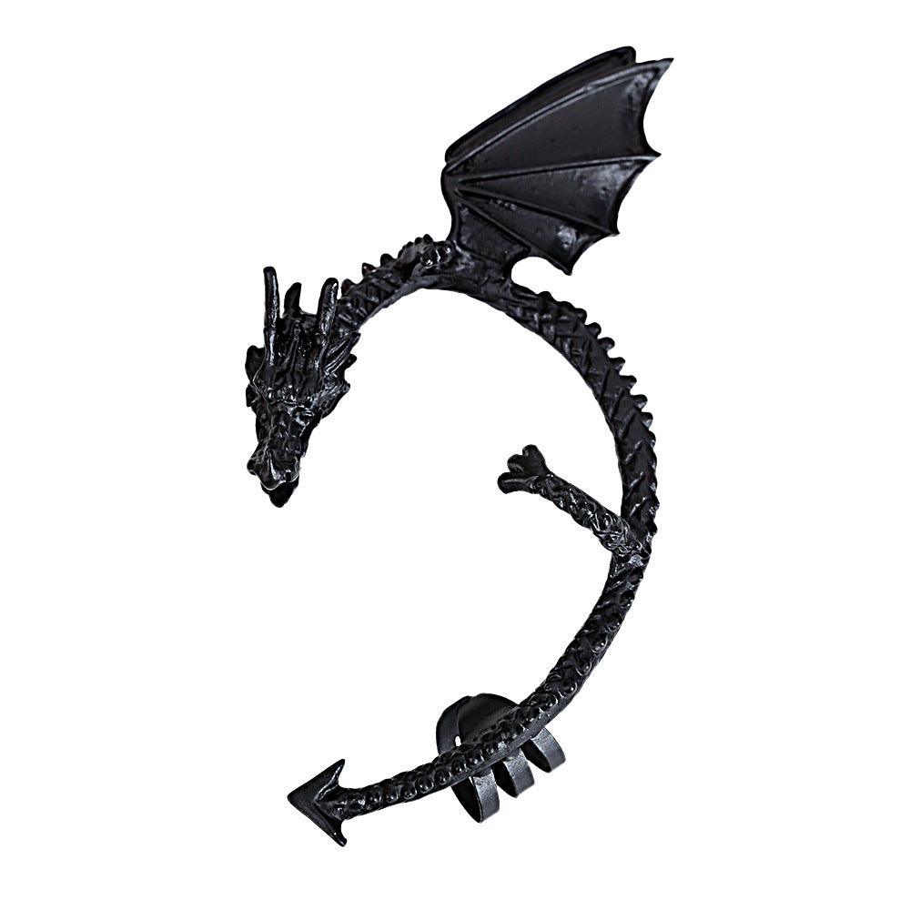 Creative Flying Dragon Ear Clip Black