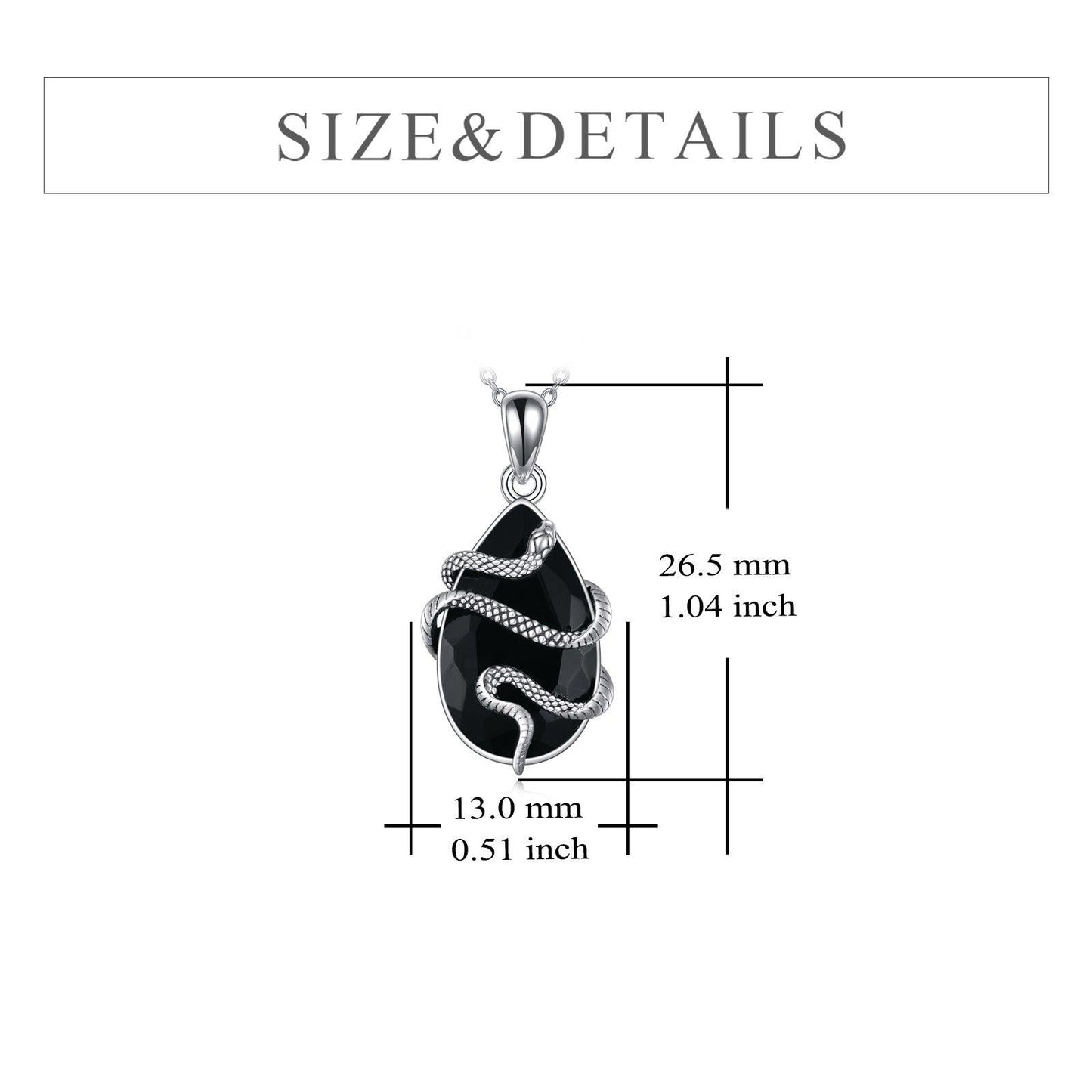 Sterling Silver Black Obsidian Tourmaline Necklace | Fashion Wear
