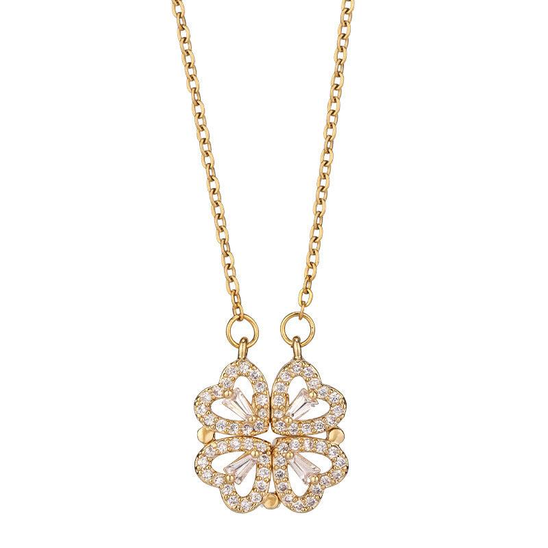 Variety Four-leaf Clover Titanium Steel Necklace Jewelry