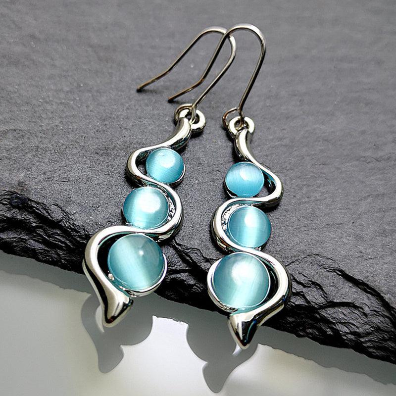 Bohemian Creative Curved Wavy Earrings | Daily Wear