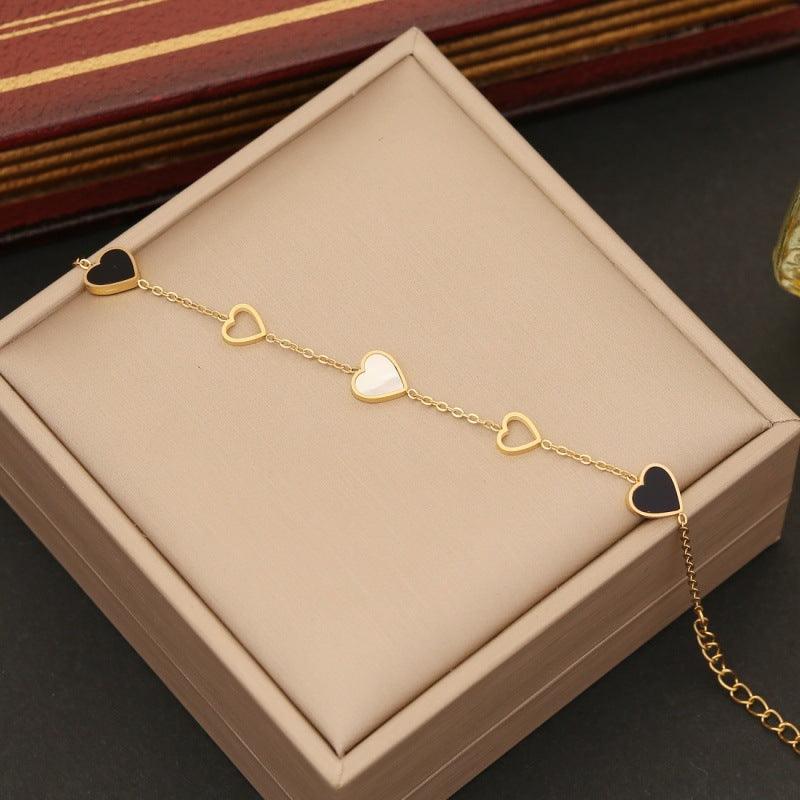 Black Love Jewelry Suit | Daily Wear Bracelet
