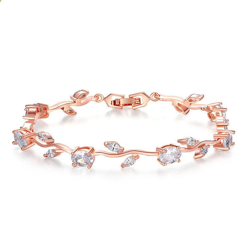 Plated Crystal Women Bracelet | Daily Wear Silver