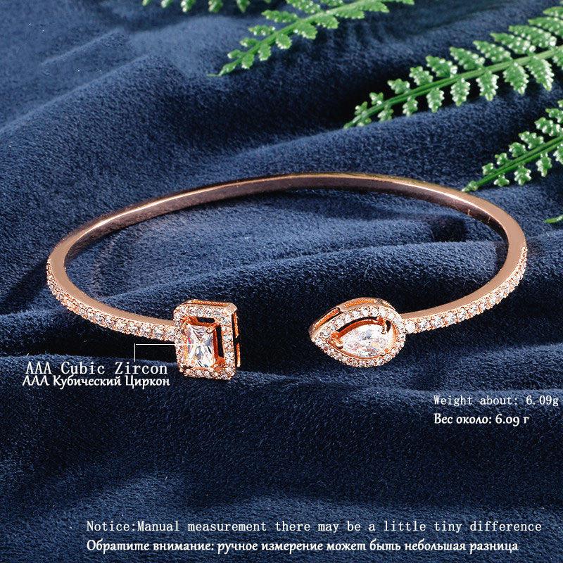 Exquisite Bracelet with Micro Inlaid AAA Zircon | Daily Wear