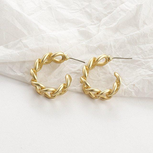 Sweet Earrings Set | Trendy Fashion Collection Gold Q