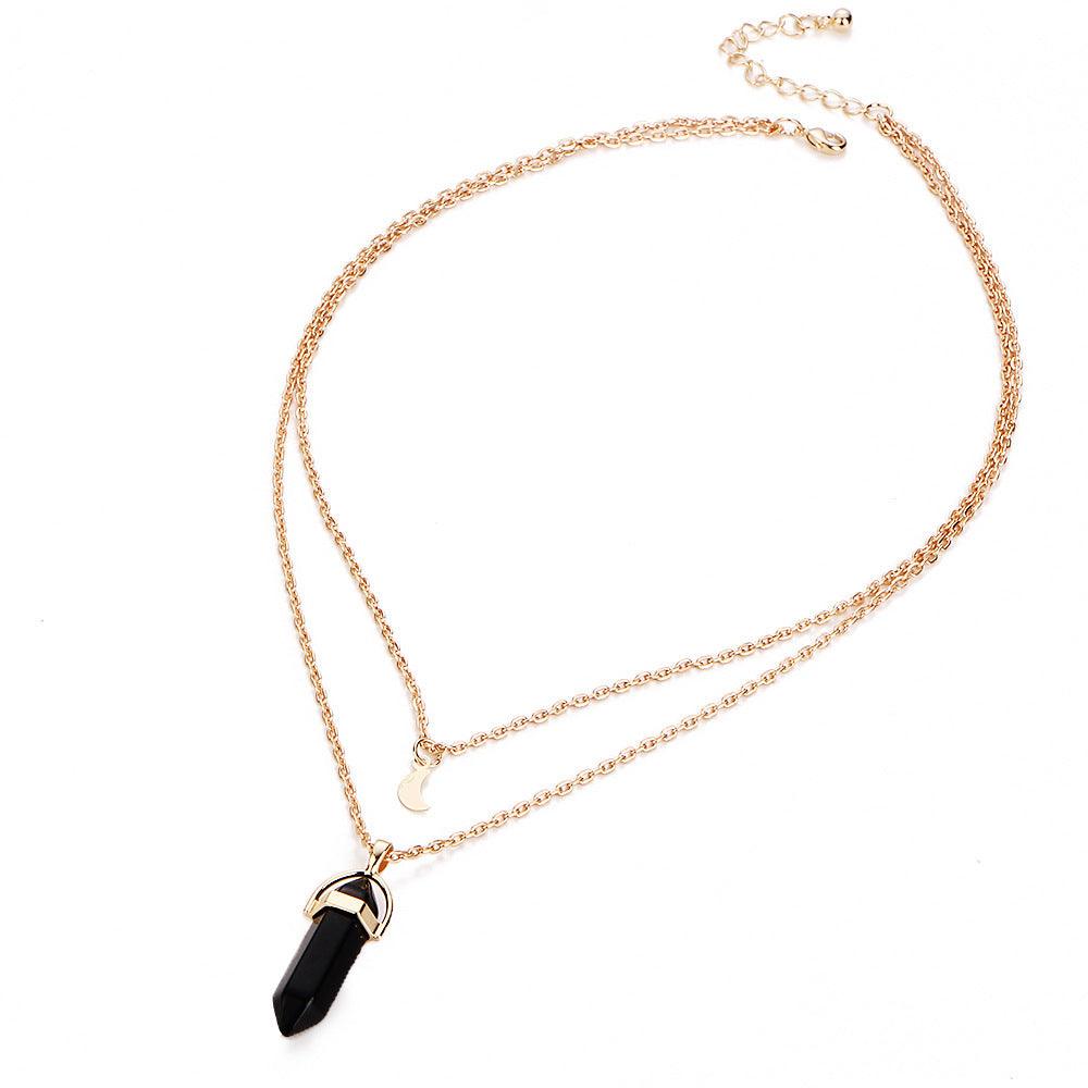 Celestial Goddess Necklace | Fashion Jewelry Black