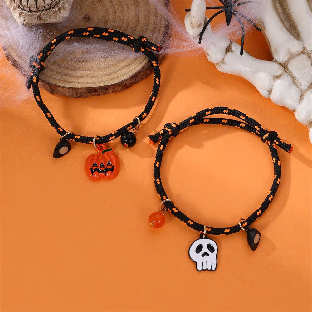 Halloween Pumpkin Ghost Bracelet | Halloween Collection White
