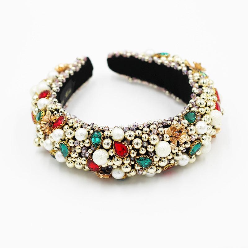 Fashion Baroque Headband | Party Wear Color