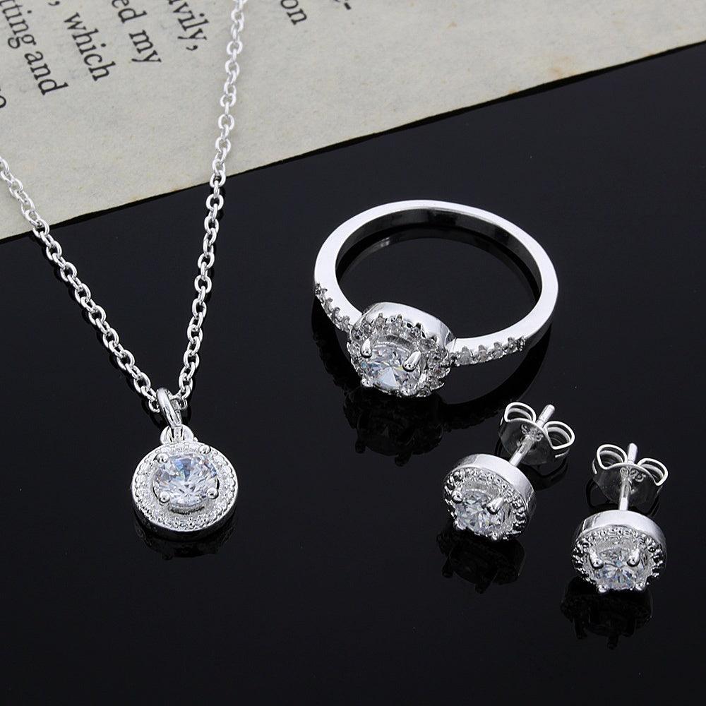 Classy Zircon Jewelry Suit | Daily Wear