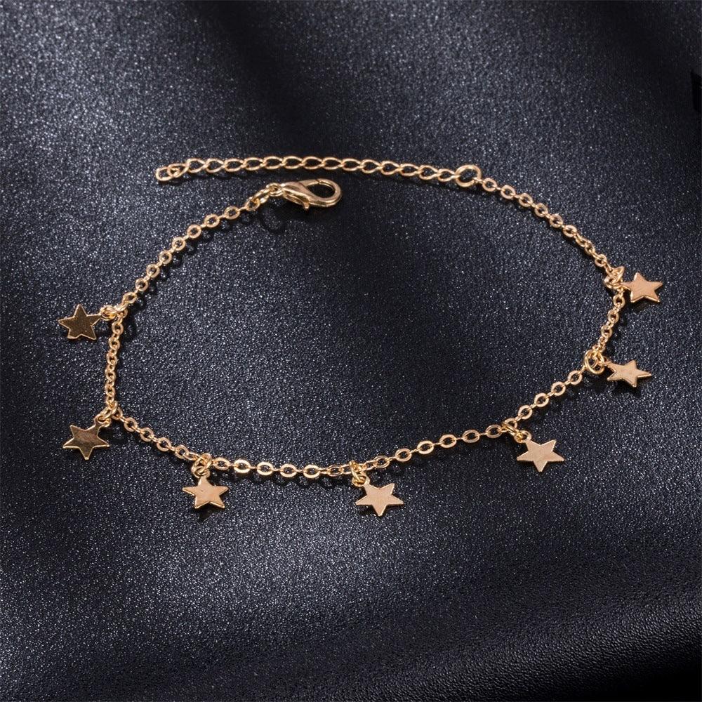Simple Star Fashion Anklet | Beach Collection