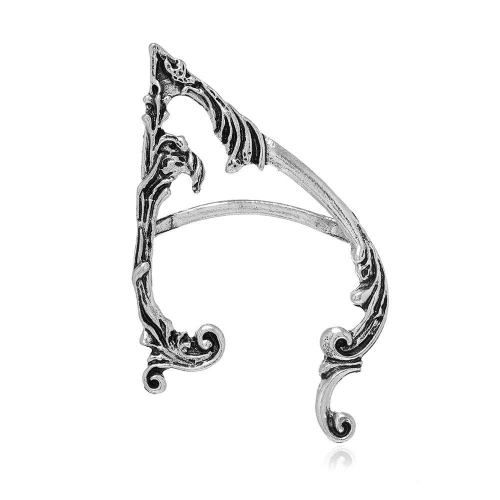 Punk Fairy Ear Cuff Earring Silver Left