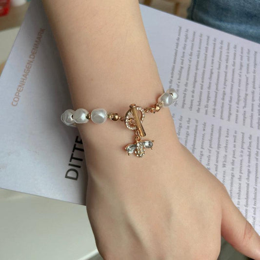 Exquisite Pearl Pendant Bracelet | Fashion Jewelry