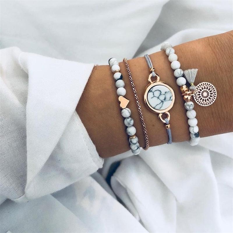 Elegant Beaded Bracelet | Yoga Collection 22