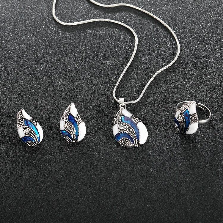 Dazzling Water Drop Jewelry Set