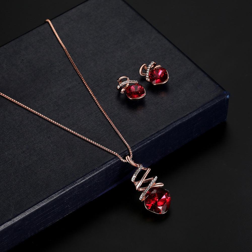 Bridal Necklace Earrings Jewelry Set | Wedding Collection