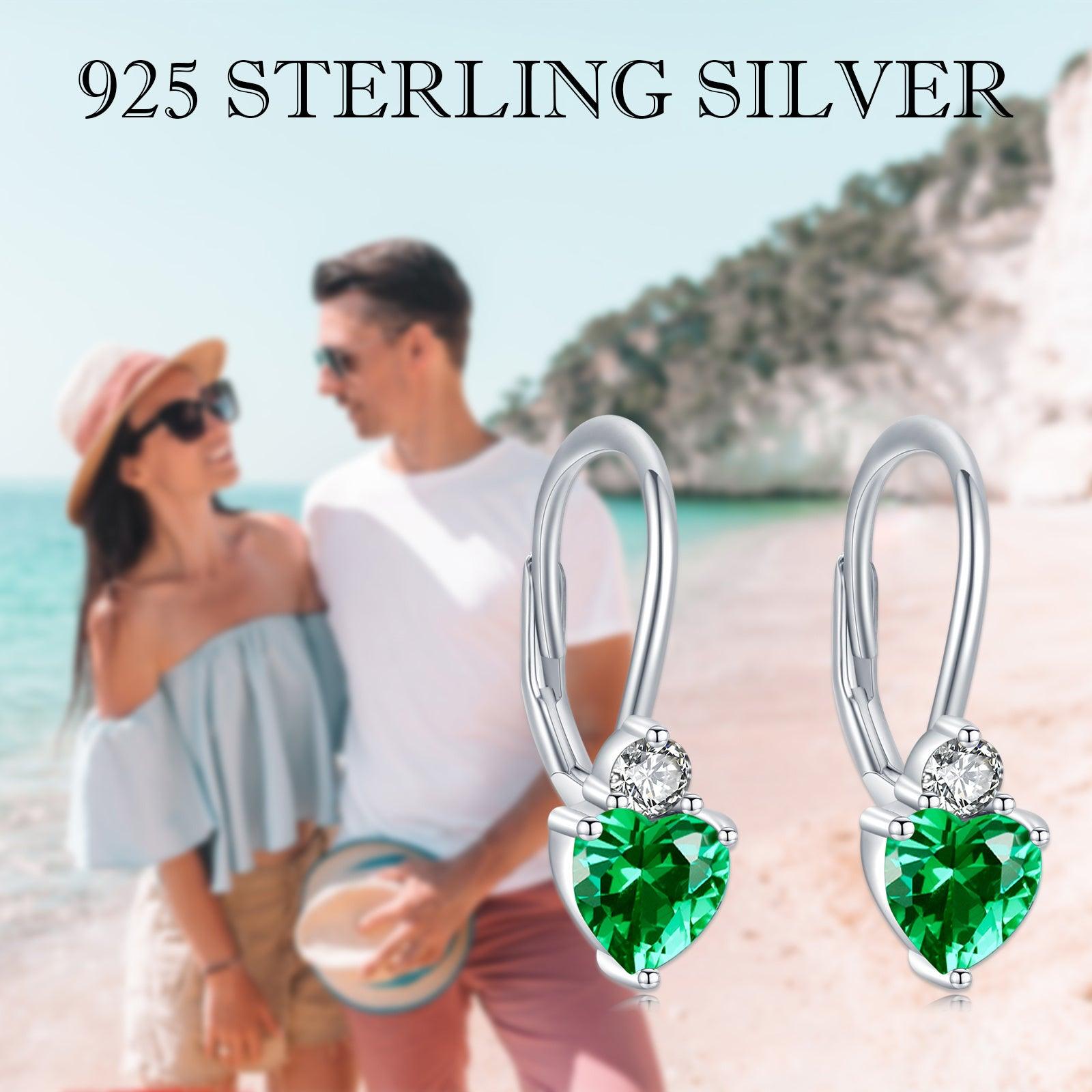 Hypoallergenic Heart Zirconia Earrings | Daily Wear