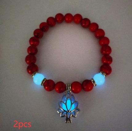 Luminous Lotus Bracelet | Yoga Collection C 2pcs