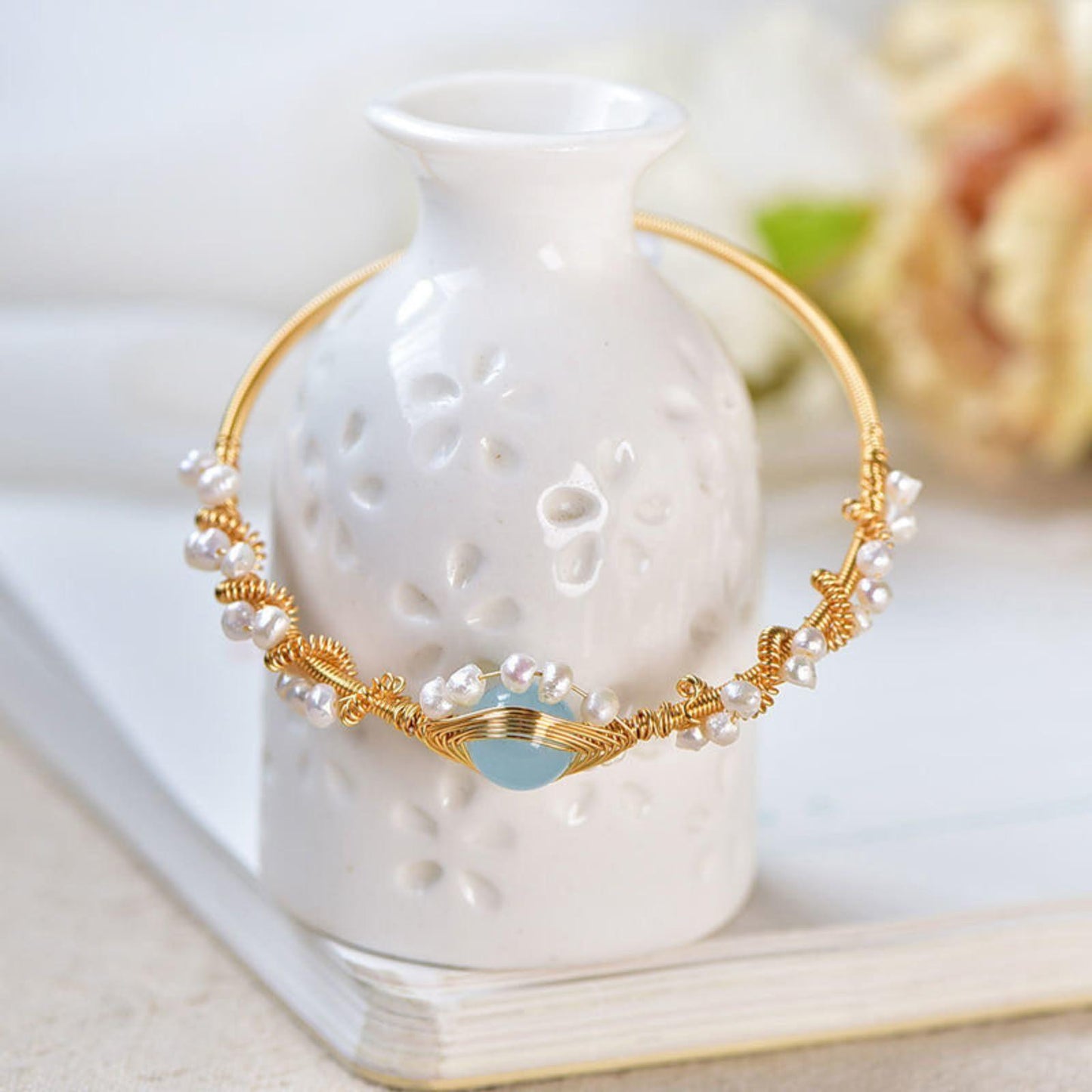 Elegant Demi-fine Pearl Bracelet | Fashion Jewelry