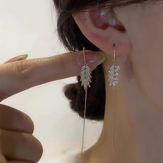 Descendants of the Rich Tassel Ear String Earrings
