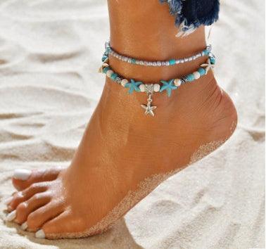 Conch Mizhu Yoga Anklet | Beach Collection S