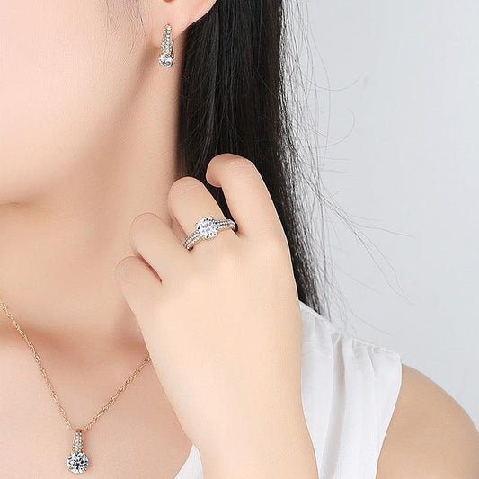 Bridal Necklace Earring Jewelry Set | Bridal Wear