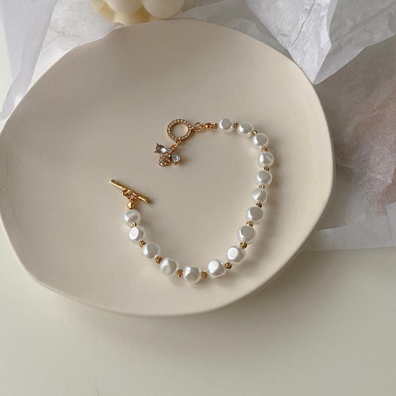 Exquisite Pearl Pendant Bracelet | Fashion Jewelry