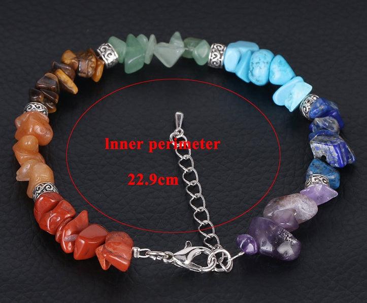 Gravel Yoga 7 Chakra Bracelet | Beach Collection