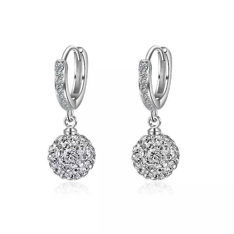 Round Diamond Ball Earrings | Daily Wear