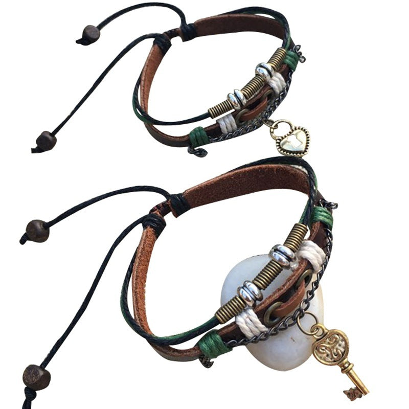Vintage Hand-woven Ethnic Couple Bracelet | Daily Wear