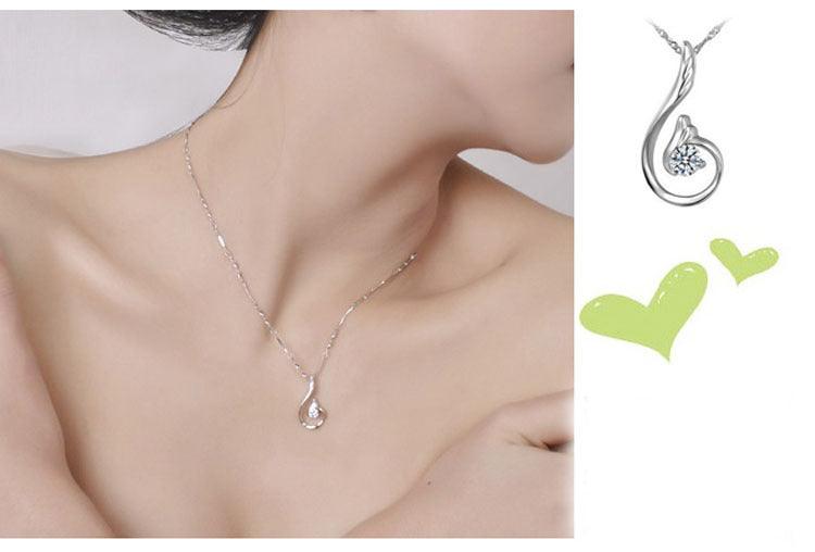Fire Phoenix Zircon Necklace Pendant - Daily Wear
