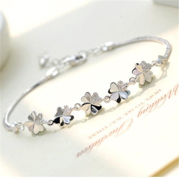 Elegant Four-leaf Clover Bracelet | Daily Wear