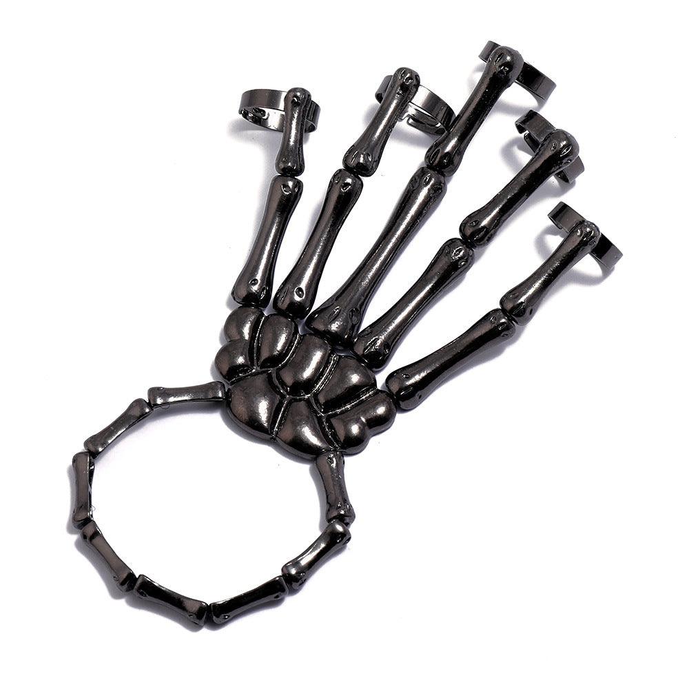 Ghost Hand Skull Bracelet | Party Wear Black
