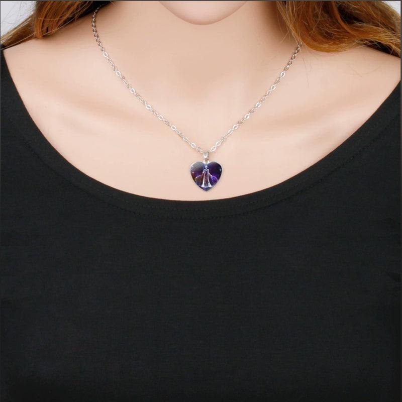 BoldlyBeautiful - Women's Zodiac Heart Pendant Necklace Jewelry - BoldlyBeautiful