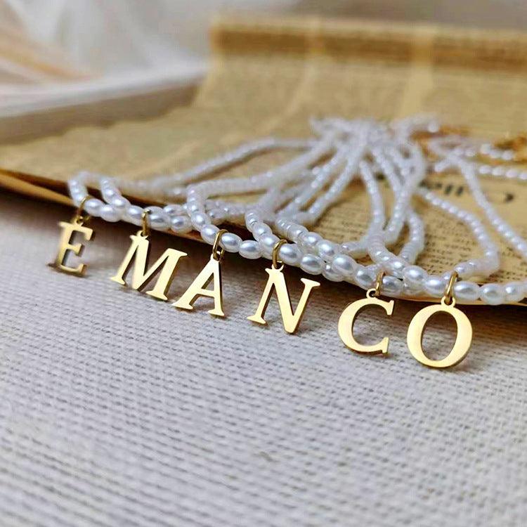 Elegant Alphabet Necklace | Daily Wear 2025
