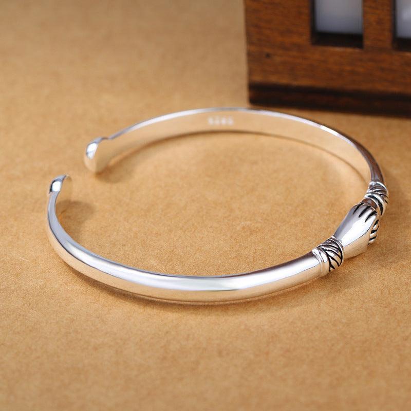 Elegant Retro Bracelet For Women | Daily Wear Retro silver
