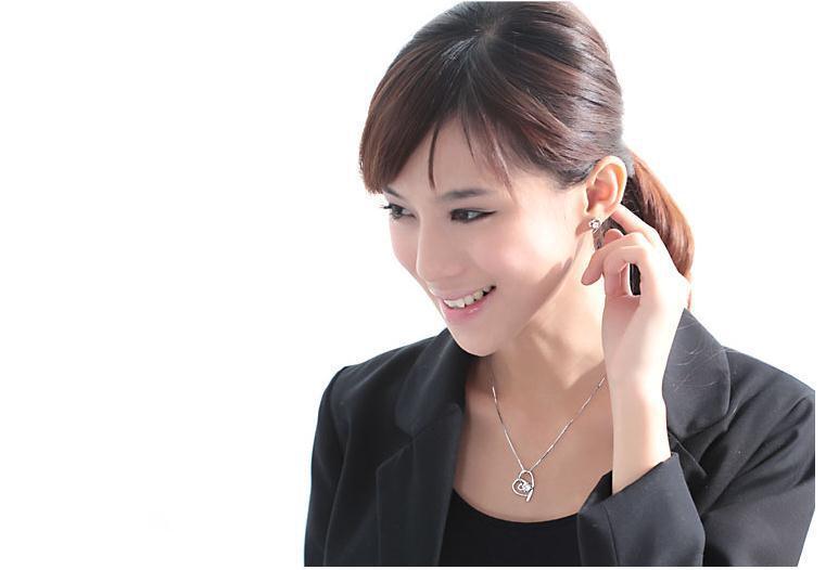 Zircon Heart Earrings Fashion Jewelry