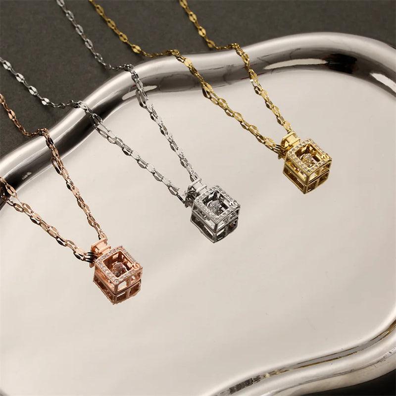 Perfume Bottle Necklace | Fashion Jewelry