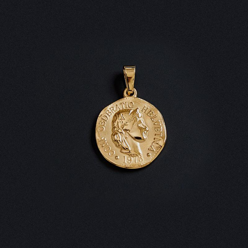 Cross Peach Heart Pendant - Daily Wear N