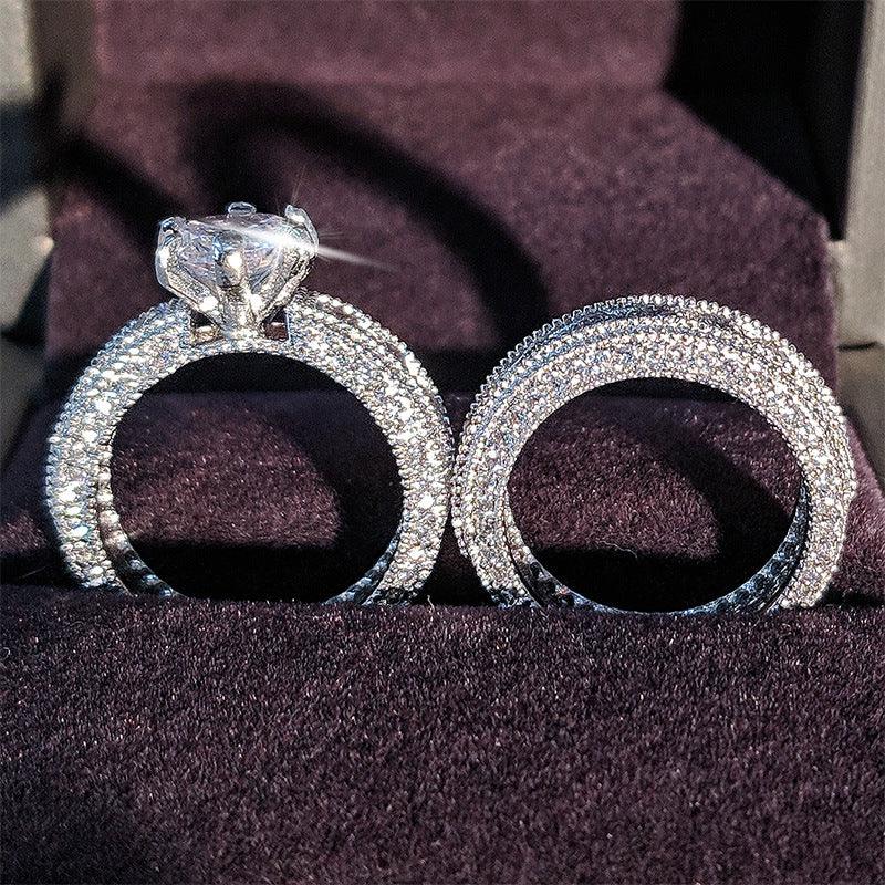 Sparkling Silver Wedding Ring | Weeding Collection