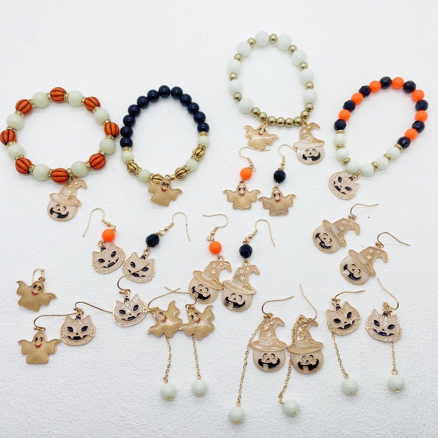 Halloween Vintage Pumpkin Bracelet | Gothic Jewelry